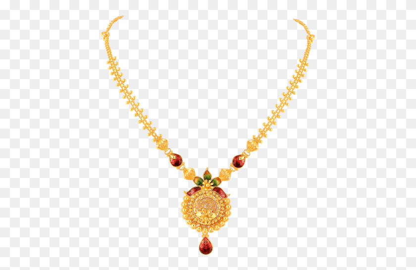435x486 Gram Gold Necklace Designs 16 Gram Gold Necklace Designs With Price, Jewelry, Accessories, Accessory HD PNG Download
