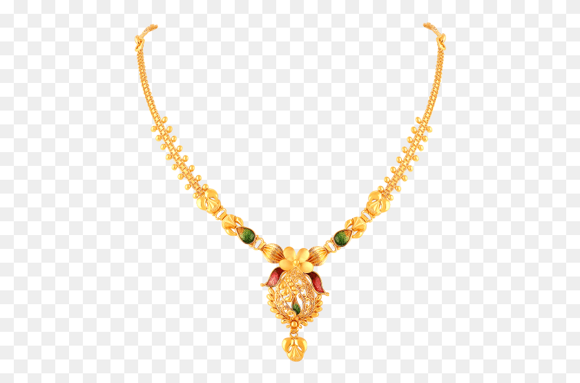 454x494 Gram Gold Necklace Designs 16 Gram Necklace Design, Jewelry, Accessories, Accessory HD PNG Download