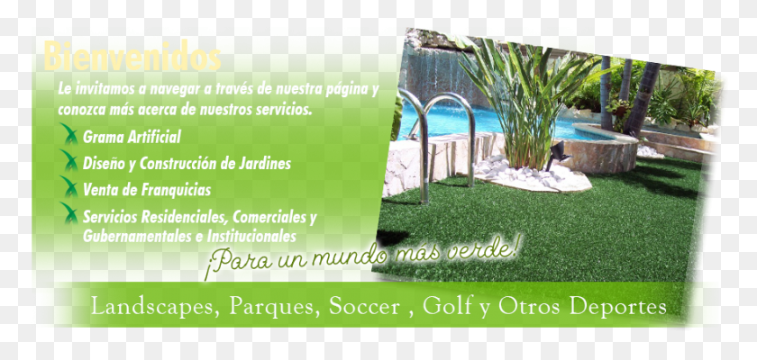 878x383 Descargar Png / Grama Artificial Puerto Rico, Hierba, Planta, Publicidad Hd Png