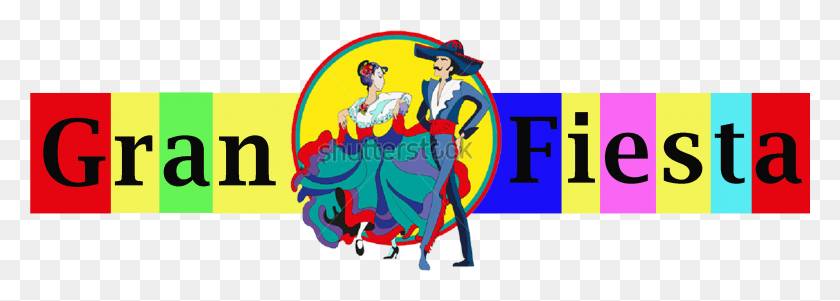 2876x892 Gran Fiesta Eatery Mexican Dancers Clipart, Persona, Humano, Actividades De Ocio Hd Png