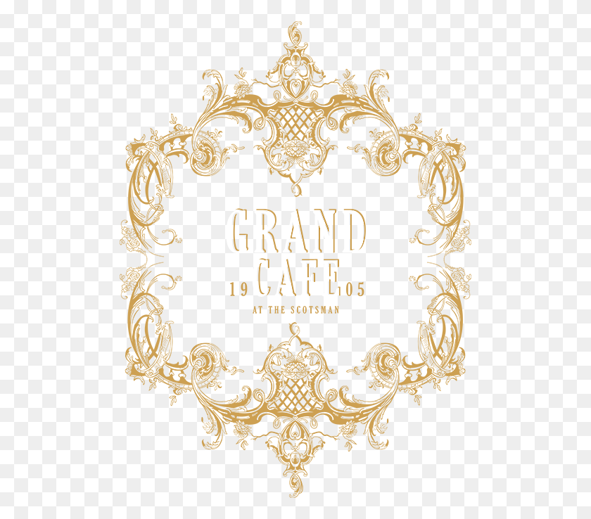 500x678 Grand Cafe Logo Illustration, Texto, Símbolo, Marca Registrada Hd Png