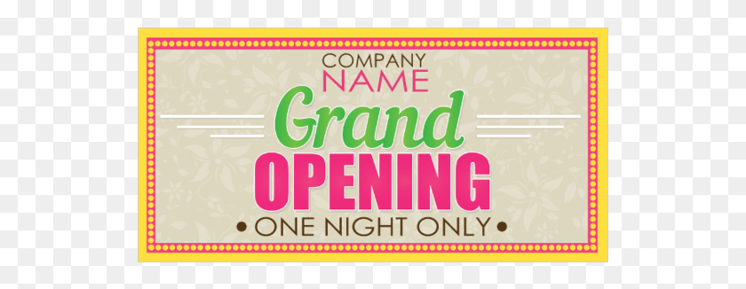 531x266 Grand Opening Signs And Banners Paper, Word, Text, Alphabet HD PNG Download