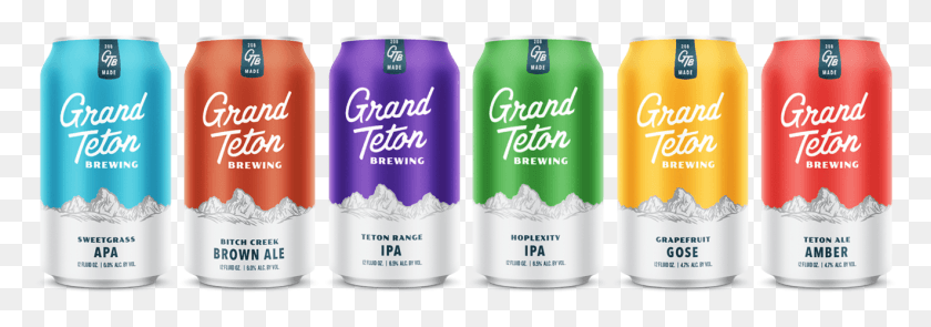 1322x399 Latas De Cerveza Grand Teton, Soda, Bebidas, Bebida Hd Png
