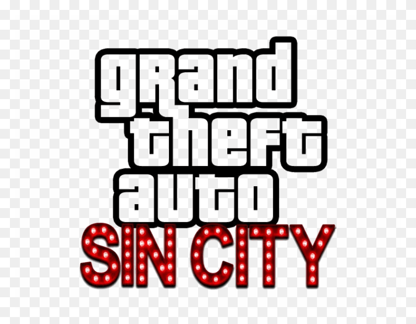 820x625 Grand Theft Auto Free Gta Sin City Logo, Grand Theft Auto, Текст Hd Png Скачать