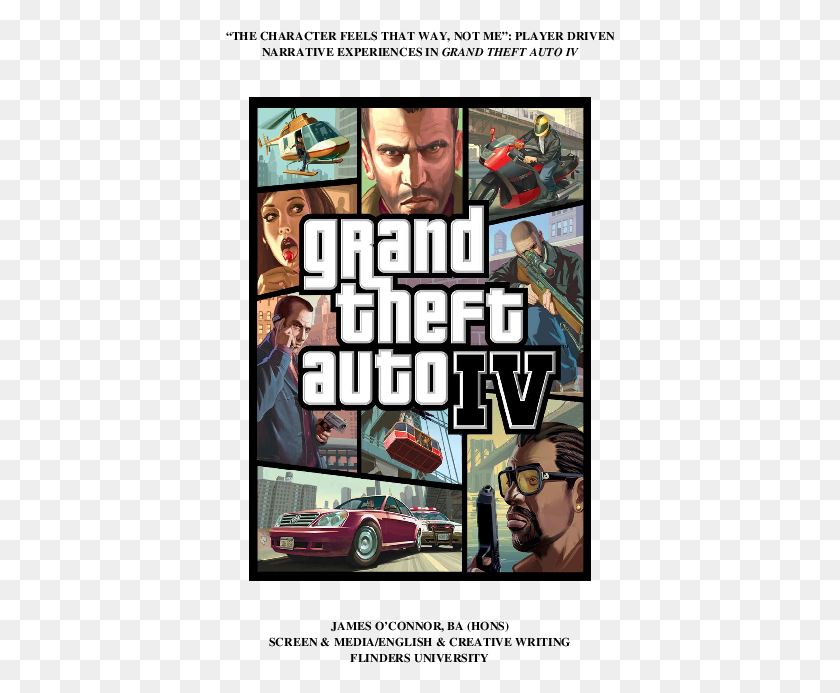 390x633 Grand Theft Auto Ps3 Iv, Persona, Humano, Coche Hd Png
