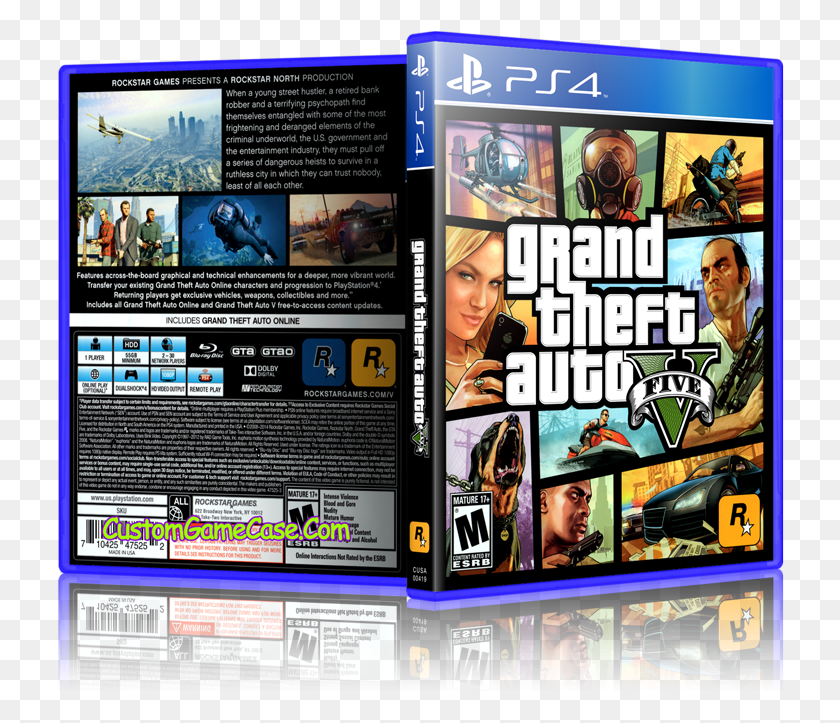 728x663 Grand Theft Auto V Grand Theft Auto 5 Ps4 Обложка, Человек, Человек, Grand Theft Auto Hd Png Скачать