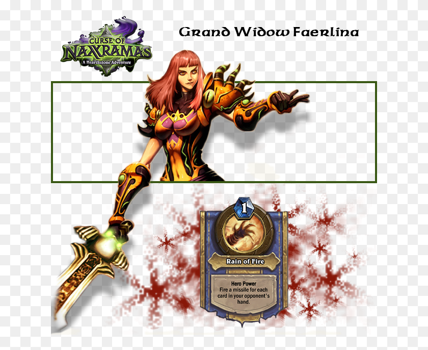 641x626 Grand Widow Faerlina, Person, Human, Poster HD PNG Download