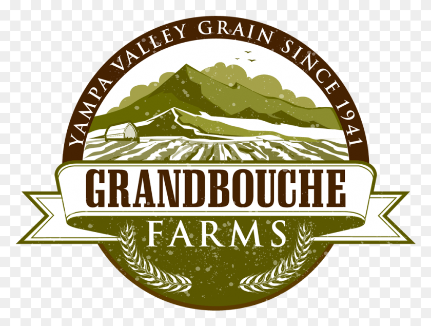 927x684 Grandbouche Farms Yampa Valley Grain Since Logo 95 3sr Fm, Label, Text, Beverage HD PNG Download