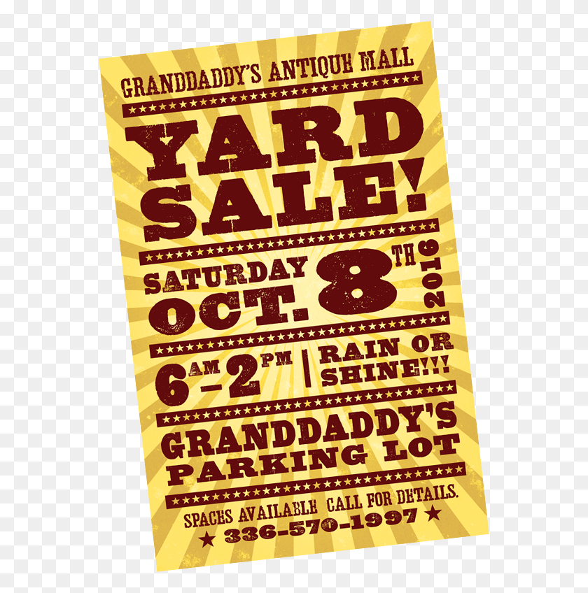 558x788 Granddaddy S Antique Mall Burlington Nc Granddaddys Poster, Flyer, Paper, Advertisement HD PNG Download