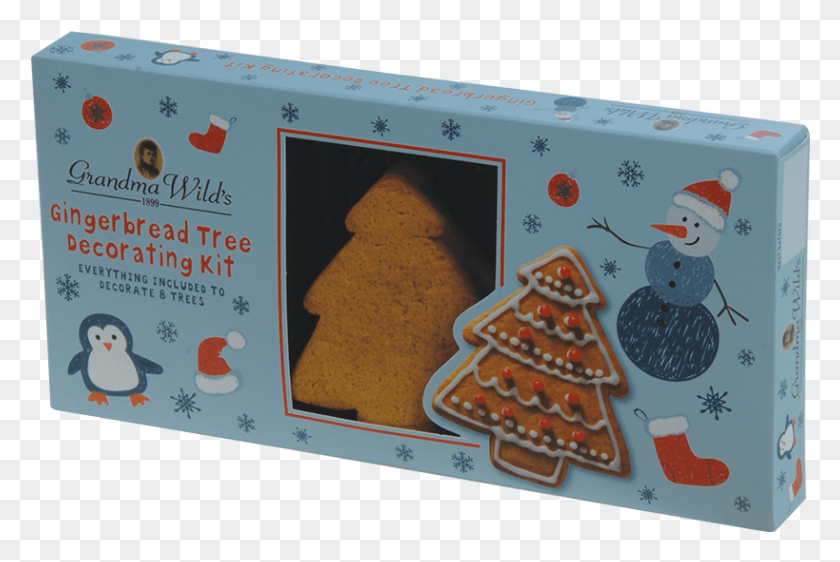 819x528 Grandma Wilds Gingerbread Tree Decorating Kit, Cookie, Food, Biscuit HD PNG Download