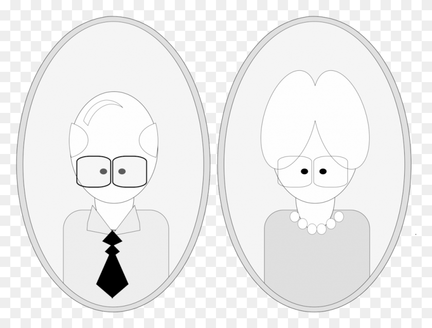 1011x751 Grandparent Cartoon Drawing Animated Series Cartoon Granma And Granpa, Label, Text, Egg HD PNG Download