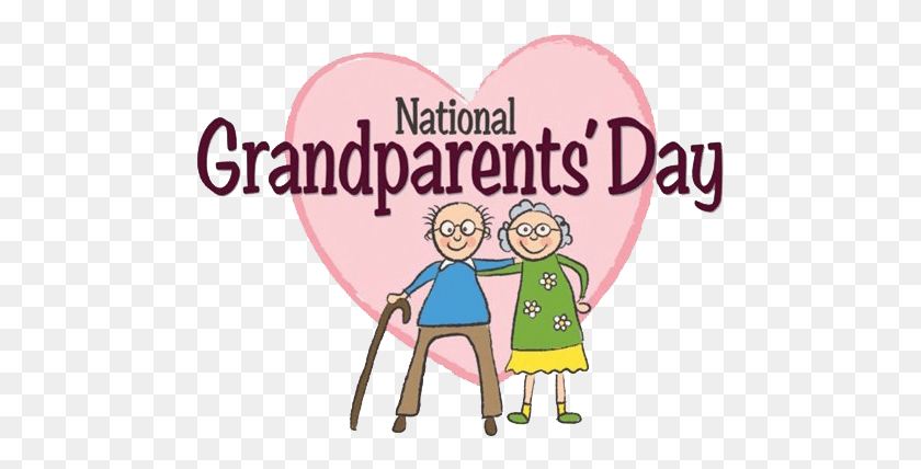 481x368 Grandparents Day Image Grandparents Day Clipart Transparent, Female, Girl, Heart HD PNG Download