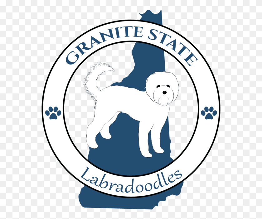575x643 Descargar Png Granite State Labradoodles Companion Dog, Logotipo, Símbolo, Marca Registrada Hd Png