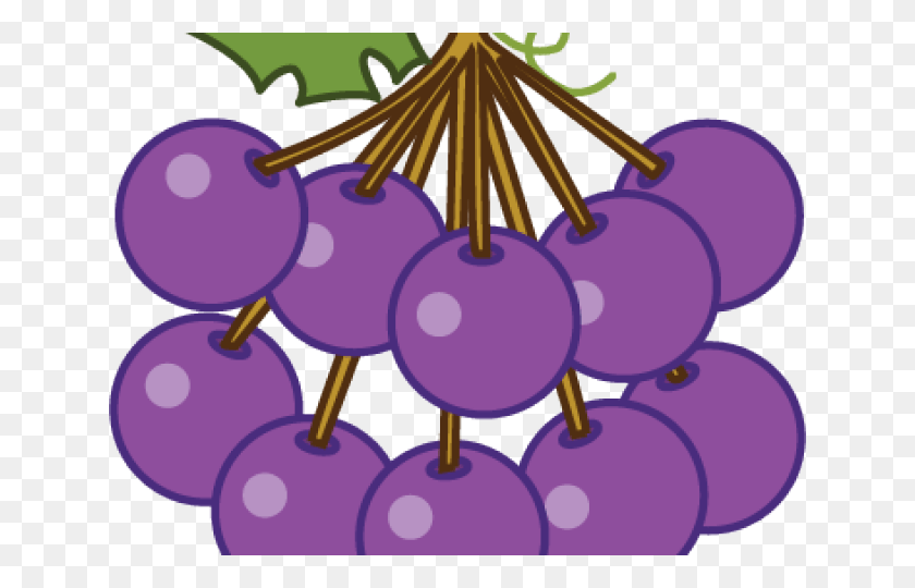640x480 Grapes Clipart Purple Object, Plant, Fruit, Food HD PNG Download
