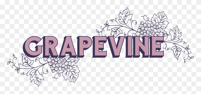 4075x1737 Grapevine Gathering Logo, Text, Alphabet, Label HD PNG Download