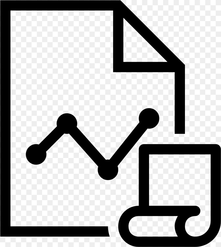 Graph Report Script Icon Data File Icon, Gray Clipart PNG