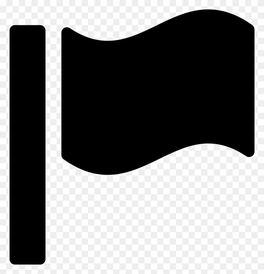 938x980 Graphic Black And White Fill Shape Icon Free Flag Shape, Mustache, Stencil HD PNG Download