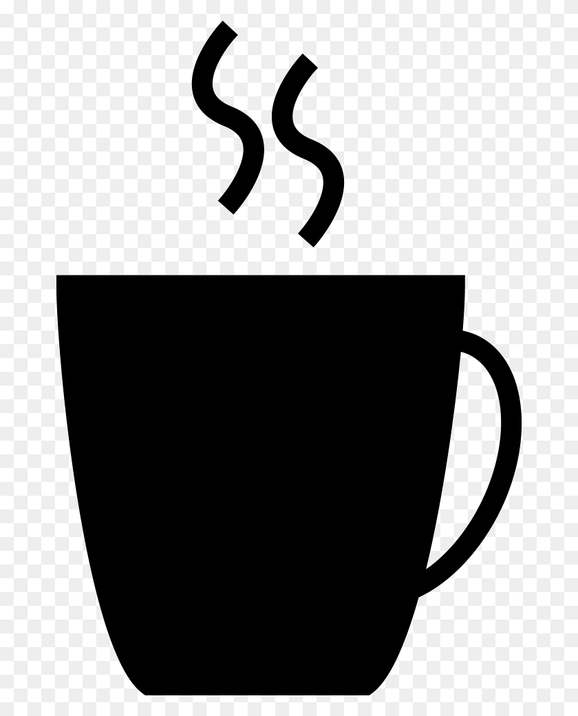 678x980 Graphic Black And White Warm Black Icon Free Black Mug Icon, Coffee Cup, Cup, Stencil HD PNG Download