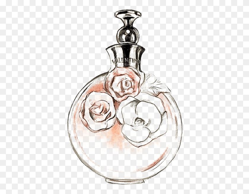 392x595 Graphic Chanel No Watercolor Painting Transprent Perfume Bottle Drawing, Person, Human, Pottery HD PNG Download