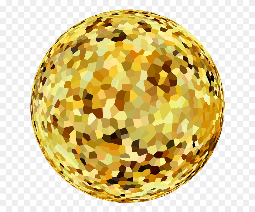646x641 Graphic Deco Gold Isolated Effect Goud, Sphere, Lamp, Rug HD PNG Download