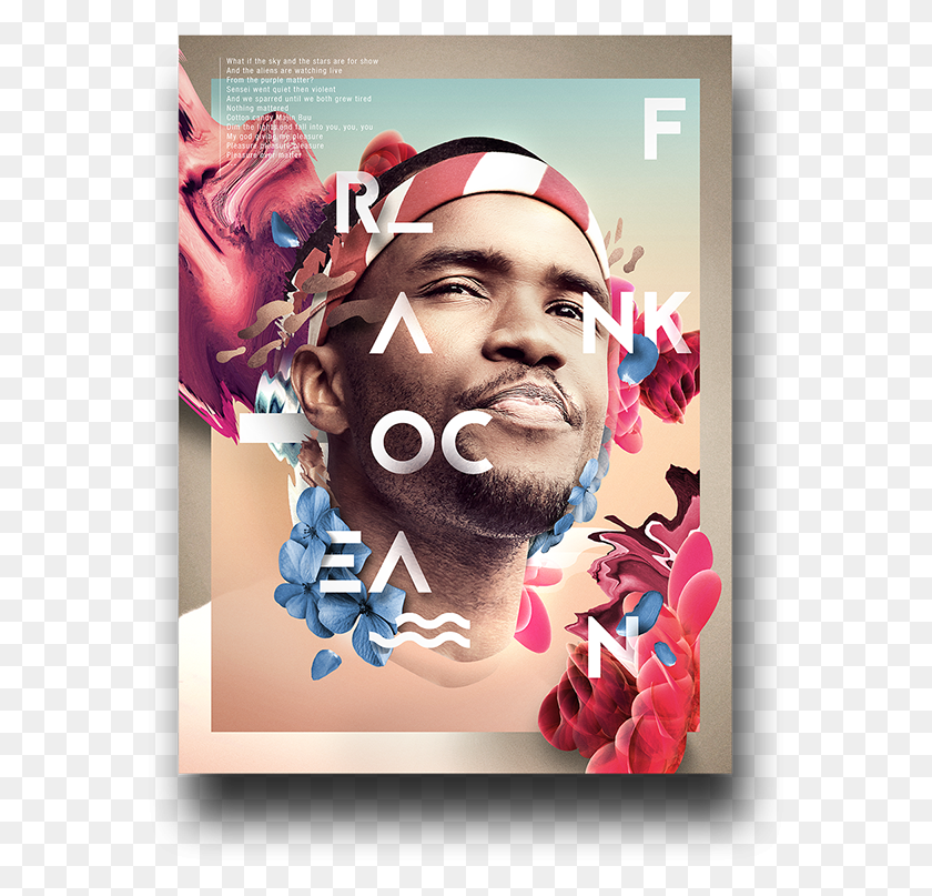 577x747 Graphic Design Digital Art Frank Ocean Kendrick Lamar Poster, Advertisement, Flyer, Paper HD PNG Download