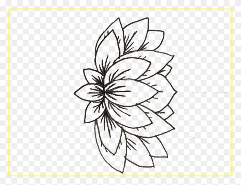 908x682 Descargar Png Gráfico Impresionante Lotus Diseñado Y Tatuaje Imagen Clip Art, Patrón, Diseño Floral, Gráficos Hd Png