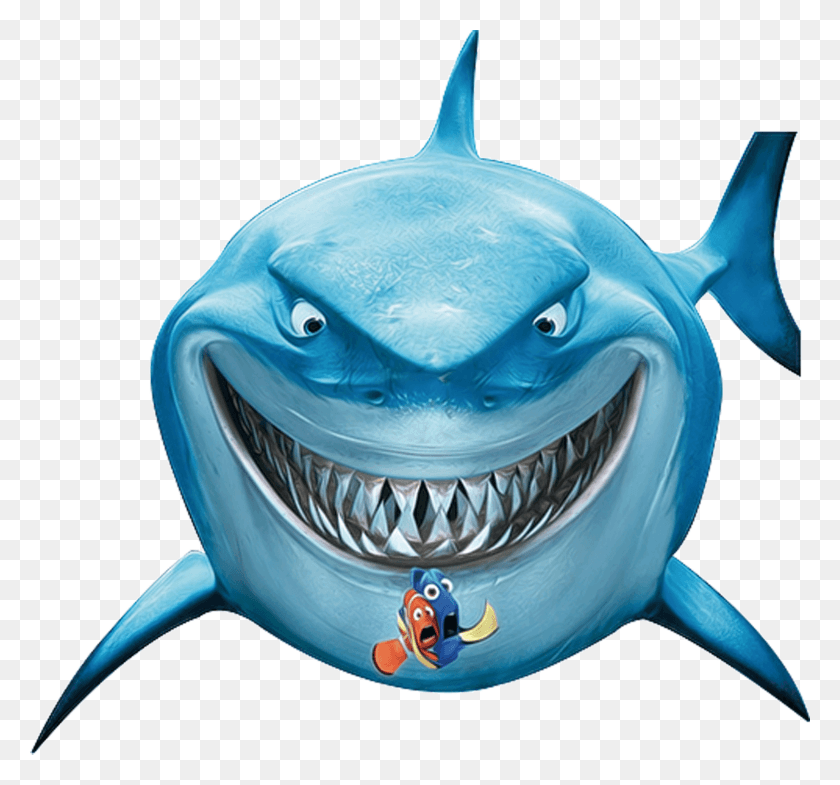 2734x2544 Graphic Free Bruce Marlin Finding D Sharks Transprent Finding Nemo Moving, Shark, Sea Life, Fish HD PNG Download