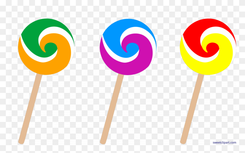 817x490 Graphic Freeuse Bunch Huge Freebie Lollipop Clipart, Food, Candy, Sweets HD PNG Download