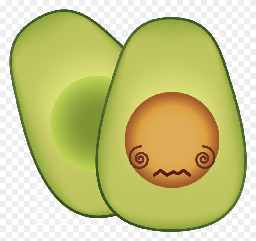 1153x1081 Graphic Freeuse Confused Figuros Design Avocado, Plant, Food, Fruit HD PNG Download