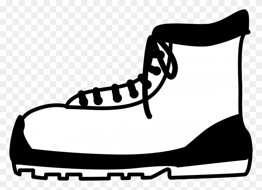 2400x1690 Graphic Freeuse Stock Collection Of Free Sneaker Shoe Big Shoes Clip Art, Clothing, Apparel, Footwear HD PNG Download