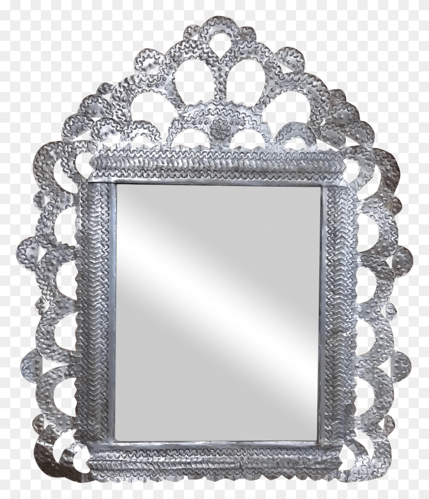 Graphic Library Goth Hammered Metal Mid Evil Silver Mirror, Cross, Symbol HD PNG Download