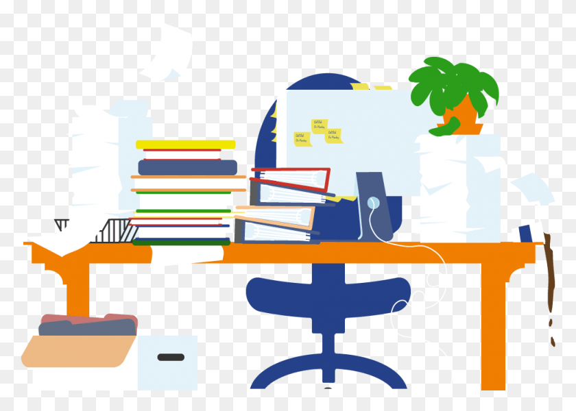 973x674 Graphic Library Library Aero Workflow Messydesk, Tabletop, Furniture, Table HD PNG Download