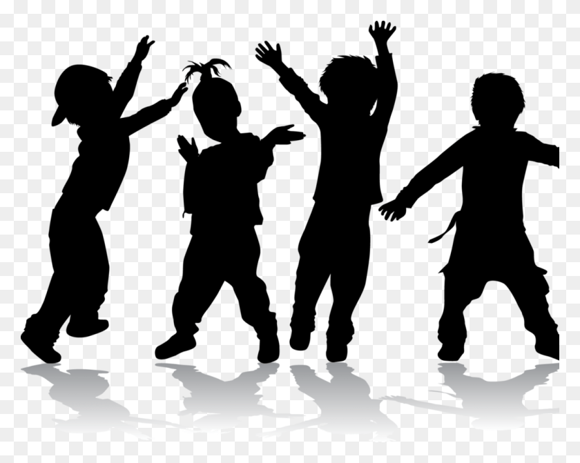 1068x837 Graphic Library Library Dancing Transparent Kid Children Dancing Silhouette, Outdoors, Nature HD PNG Download