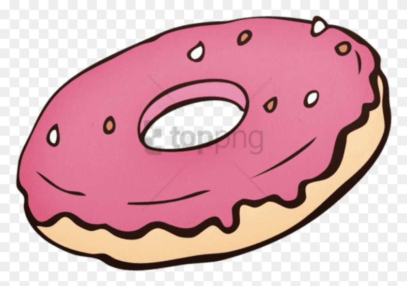 850x578 Graphic Royalty Free Donuts Transparent Light Doughnut, Pastry, Dessert, Food HD PNG Download