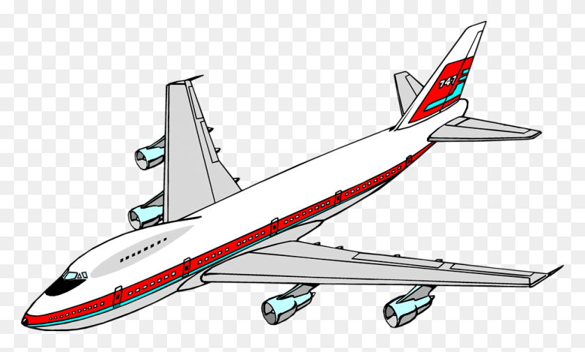 958x549 Graphic Transparent 747 Plane Clip Art, Airplane, Aircraft, Vehicle HD PNG Download