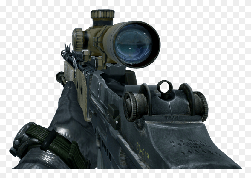 890x614 Graphic Transparent Image M Ebr Scoped Mw Cod Mw2 M21 Ebr, Call Of Duty, Counter Strike HD PNG Download