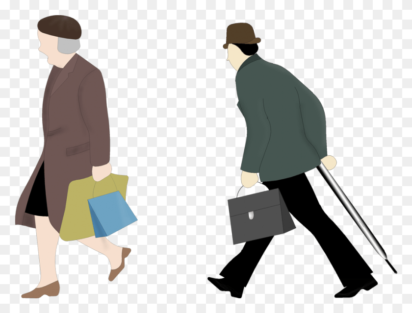 905x672 Graphic Transparent Walking Age Man Transprent Illustration, Person, Human, Clothing HD PNG Download