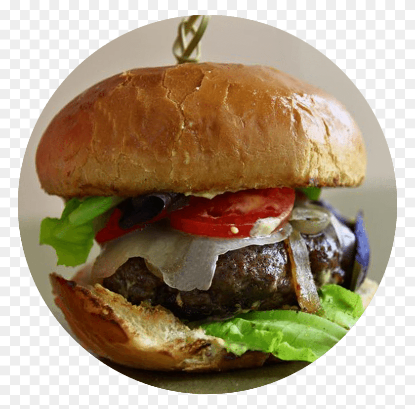 768x768 Grass Fed Burgers Cheeseburger, Burger, Food HD PNG Download