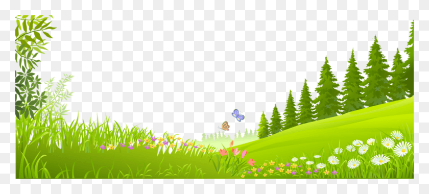 960x394 Grass Green Grass Background Clipart, Angry Birds HD PNG Download