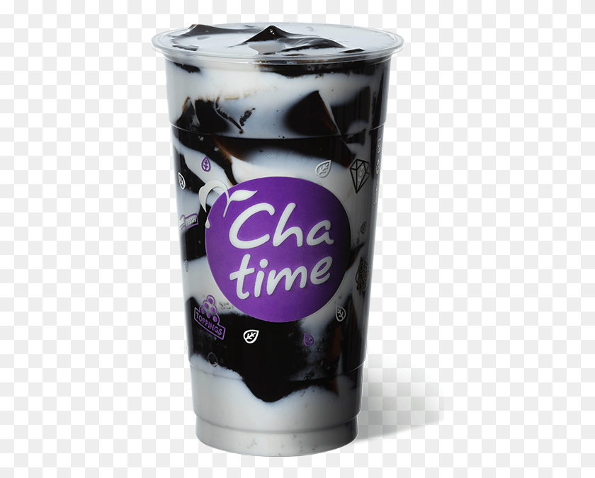 415x615 Grass Jelly With Fresh Milk Grass Jelly Milk Tea Chatime, Beverage, Drink, Bottle HD PNG Download