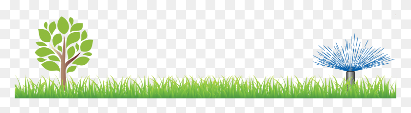 1920x425 Grass Tree And Sprinkler From Logo Sweet Grass, Green, Plant, Bird HD PNG Download