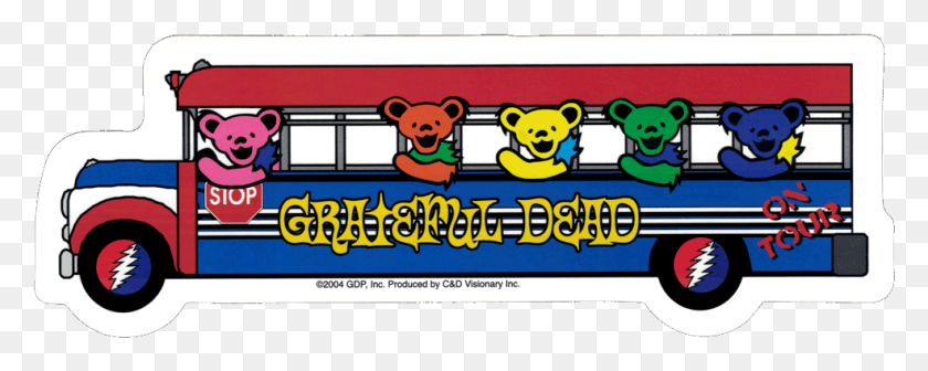 985x349 Grateful Dead Bears Transparent Background Grateful Dead Bus, Vehicle, Transportation, Super Mario HD PNG Download