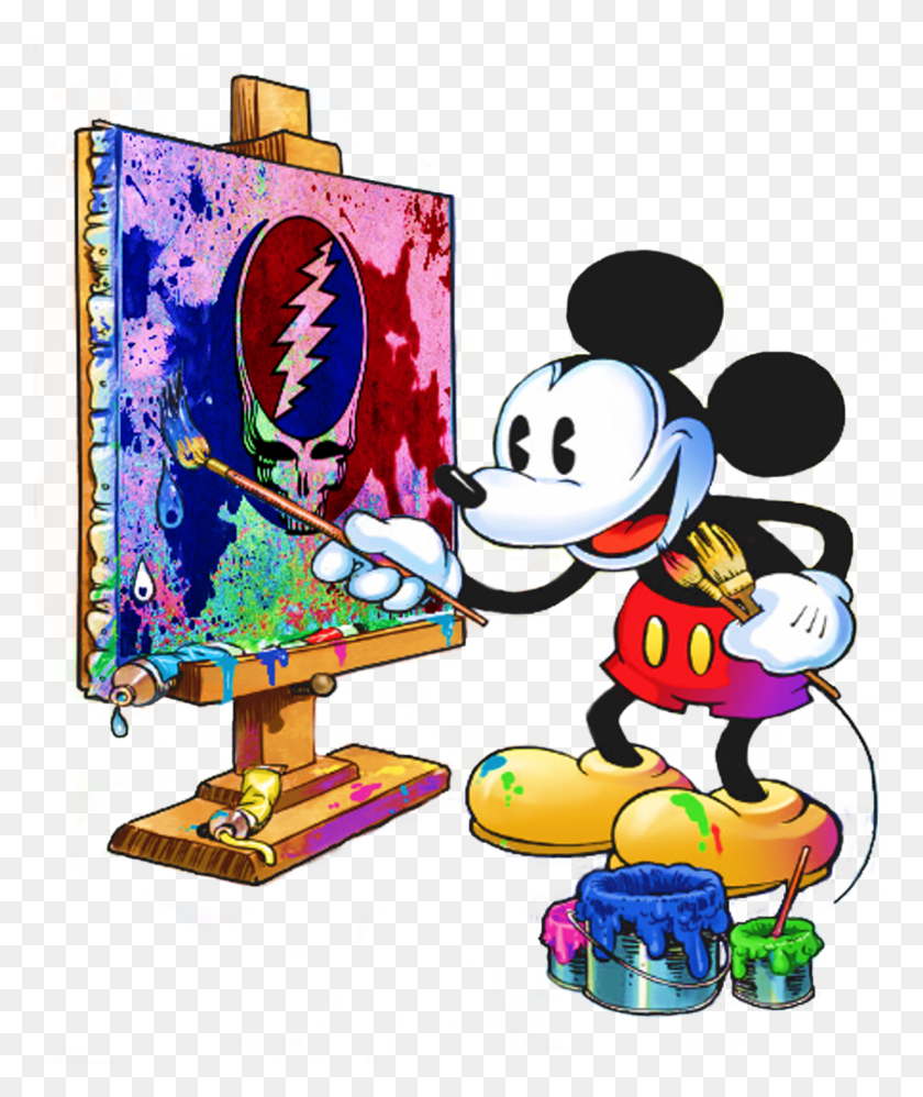 1198x1442 Grateful Dead Stationeries Drawstring Bags Pencil Grateful Dead Mickey Mouse, Person, Human HD PNG Download