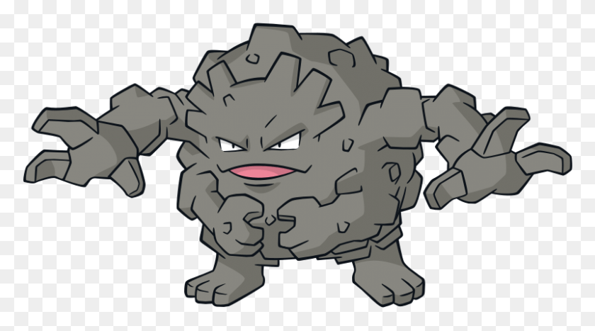 800x418 Graveler Gravel Pokemon, Doodle HD PNG Download