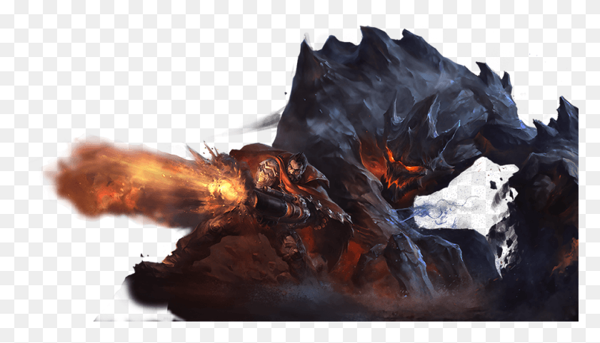 972x525 Graves And Malphite League Of Legends Malphite, Nature, Outdoors, Mountain HD PNG Download