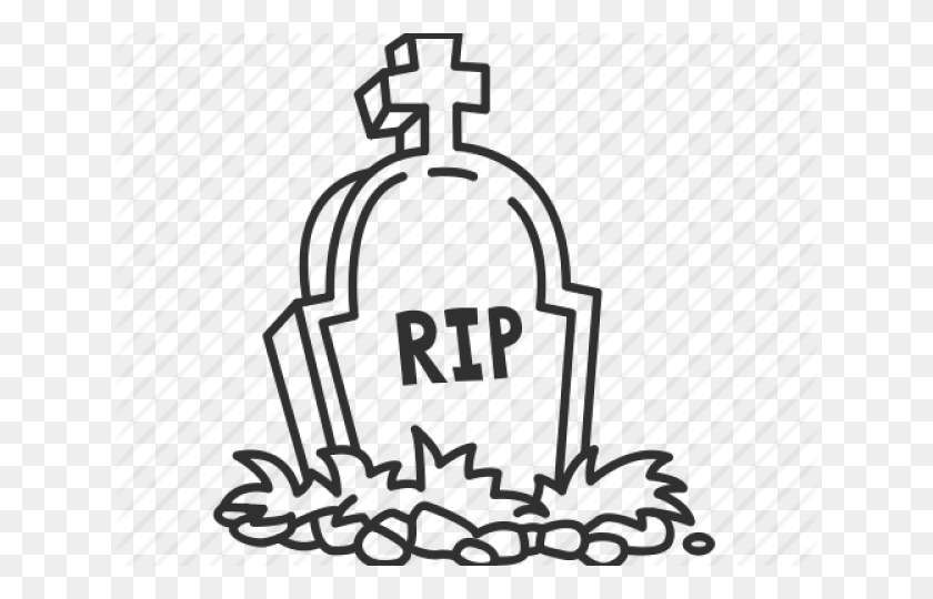 640x480 Gravestone Clipart Drawn Tombstone Black And White Clip, Text, Hurdle HD PNG Download