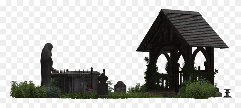 1002x407 Graveyard, Nature, Outdoors, Building HD PNG Download