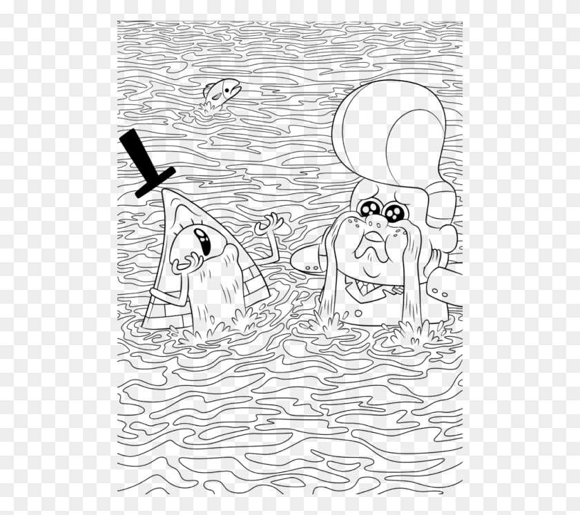 500x686 Gravity Falls Don T Color This Book It39s Cursed, Outdoors, Nature, Water HD PNG Download