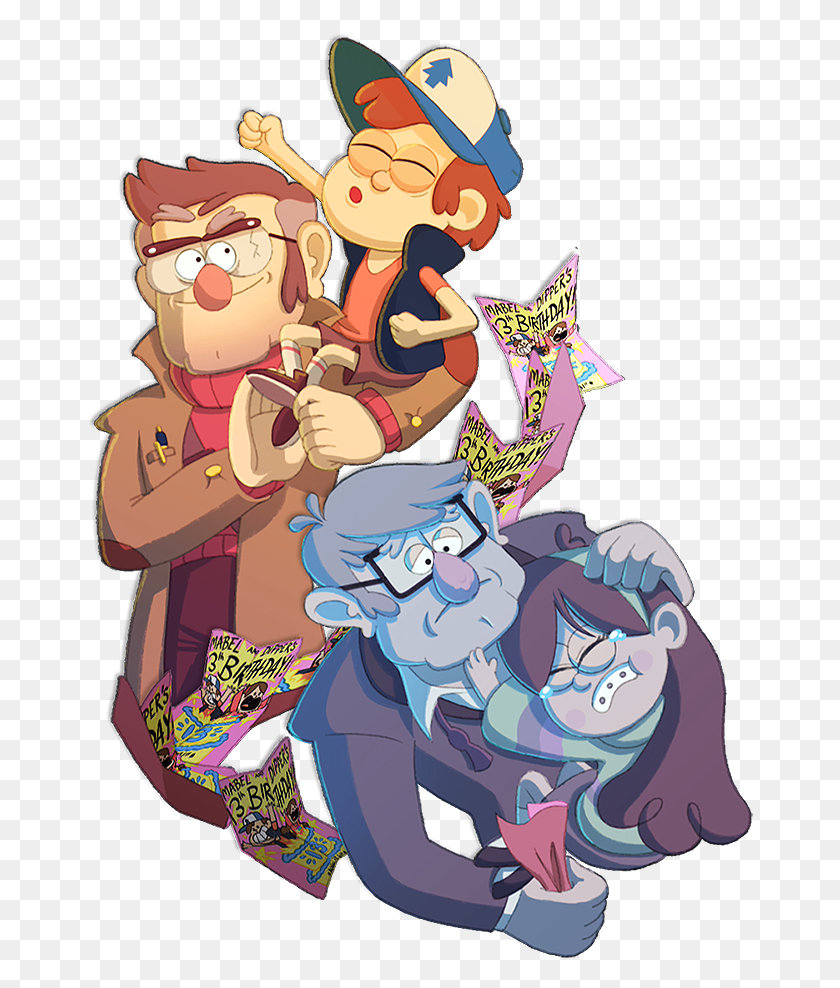 667x928 Gravity Falls Gf Spoilers Grunkle Ford Dipper Pines Cartoon, Performer, Outdoors HD PNG Download