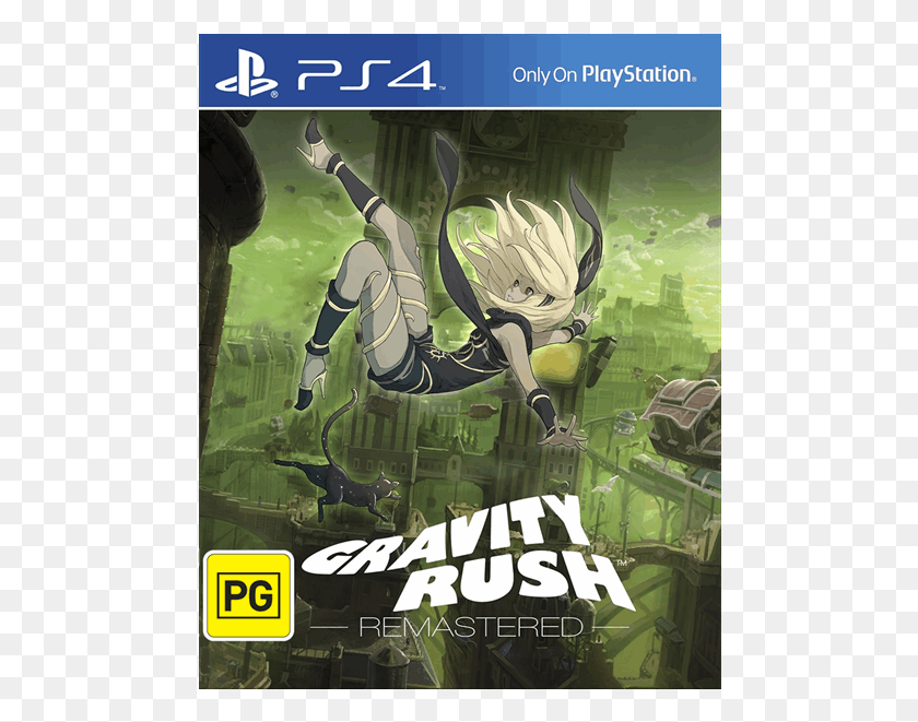 480x601 Descargar Png Gravity Rush Remastered Gravity Rush Remastered, Cartel, Publicidad, Persona Hd Png